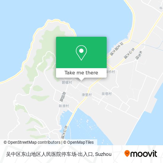 吴中区东山地区人民医院停车场-出入口 map