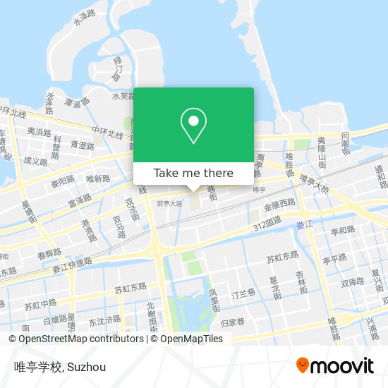 唯亭学校 map