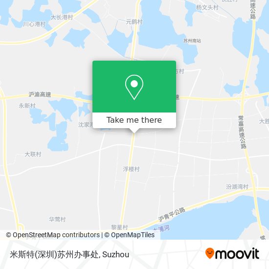 米斯特(深圳)苏州办事处 map