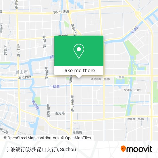 宁波银行(苏州昆山支行) map