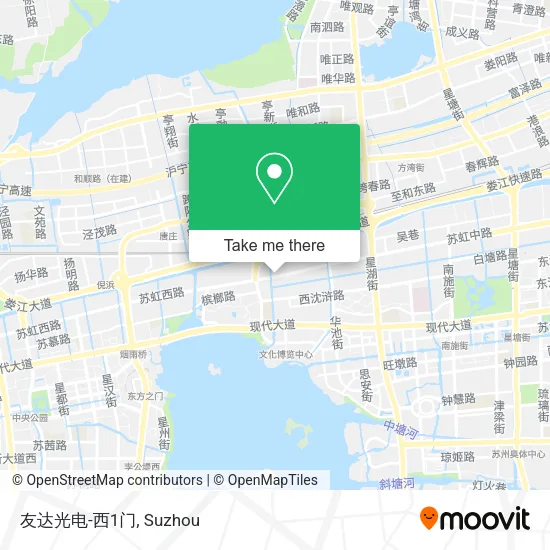 友达光电-西1门 map