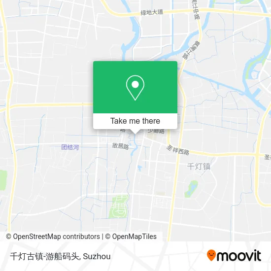 千灯古镇-游船码头 map