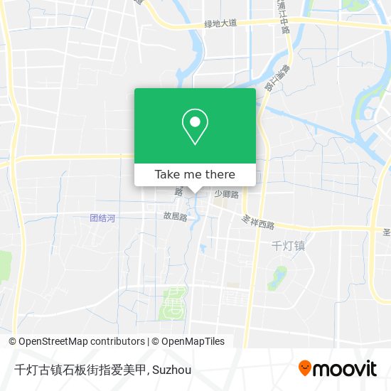 千灯古镇石板街指爱美甲 map