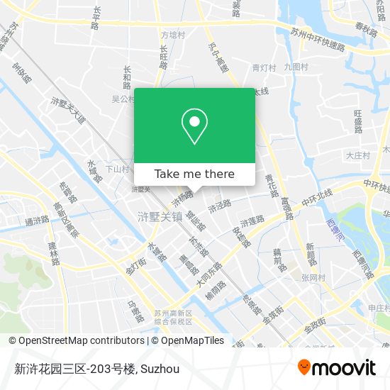 新浒花园三区-203号楼 map