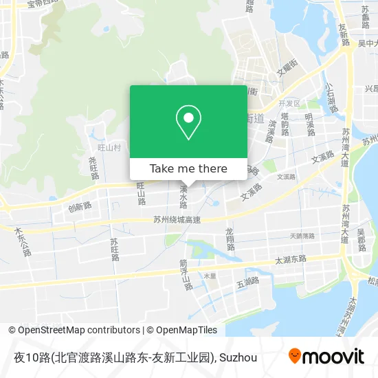 夜10路(北官渡路溪山路东-友新工业园) map