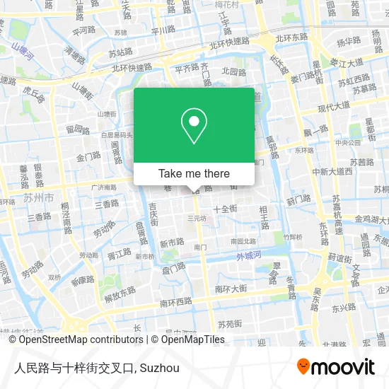 人民路与十梓街交叉口 map