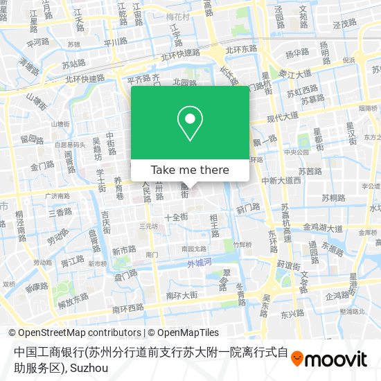 中国工商银行(苏州分行道前支行苏大附一院离行式自助服务区) map
