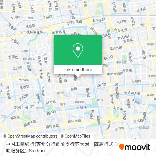 中国工商银行(苏州分行道前支行苏大附一院离行式自助服务区) map