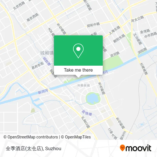 全季酒店(太仓店) map