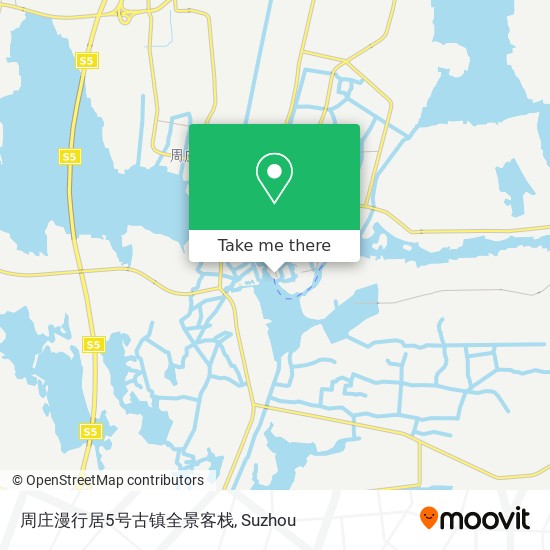 周庄漫行居5号古镇全景客栈 map