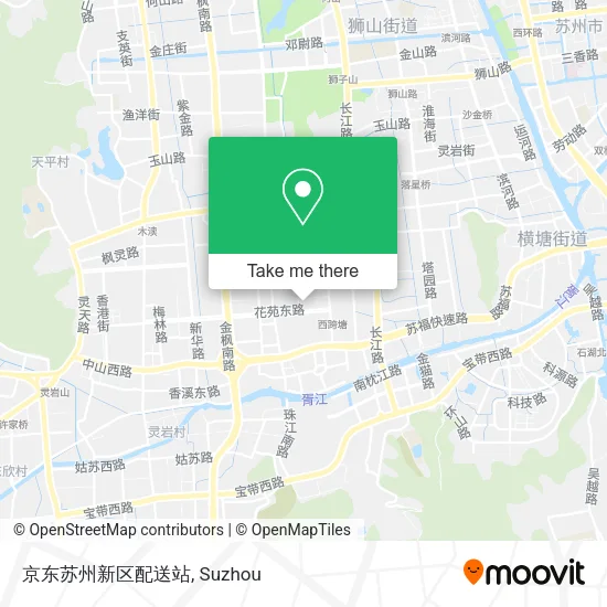 京东苏州新区配送站 map