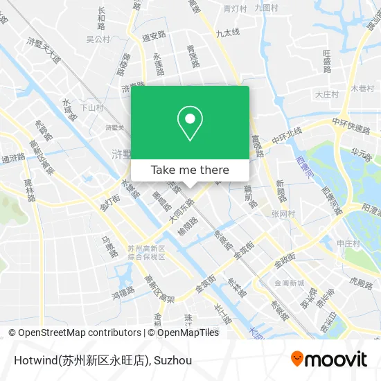 Hotwind(苏州新区永旺店) map