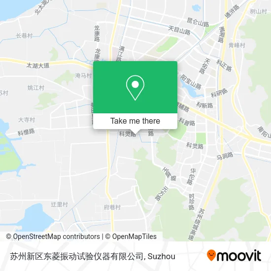 苏州新区东菱振动试验仪器有限公司 map