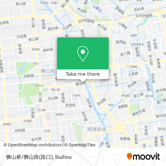 狮山桥/狮山路(路口) map