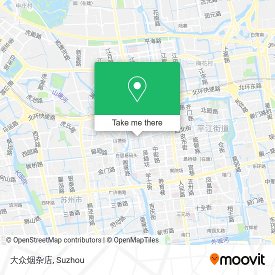 大众烟杂店 map
