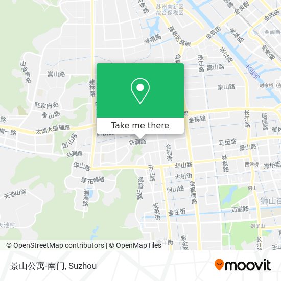 景山公寓-南门 map