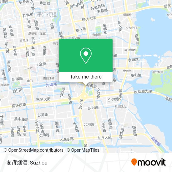 友谊烟酒 map