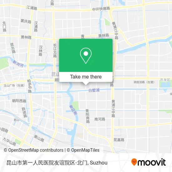 昆山市第一人民医院友谊院区-北门 map
