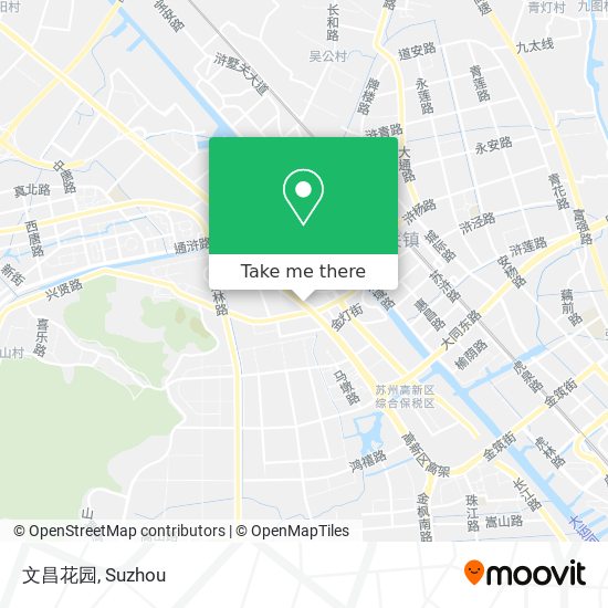 文昌花园 map
