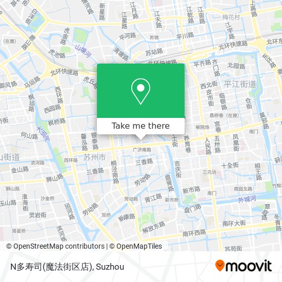 N多寿司(魔法街区店) map
