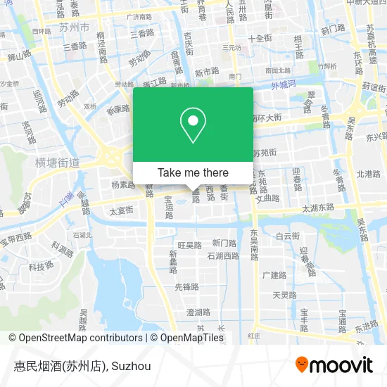 惠民烟酒(苏州店) map