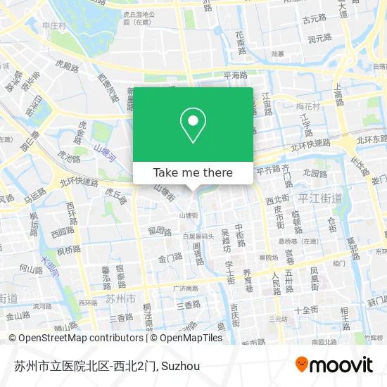 苏州市立医院北区-西北2门 map