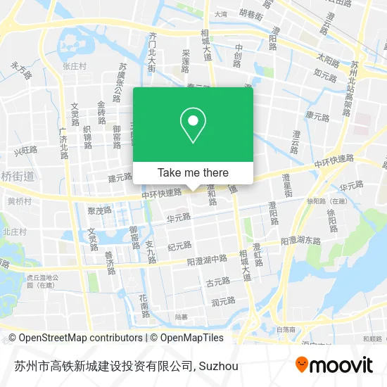 苏州市高铁新城建设投资有限公司 map