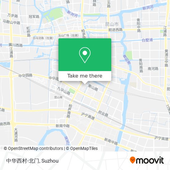 中华西村-北门 map