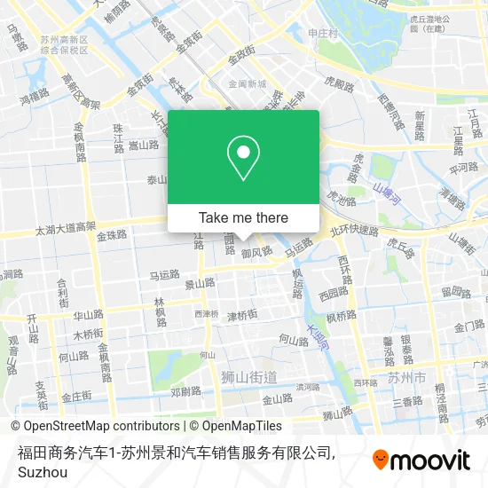 福田商务汽车1-苏州景和汽车销售服务有限公司 map