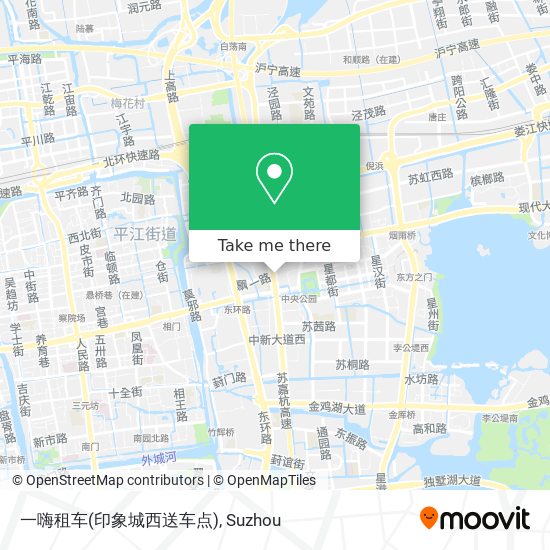 一嗨租车(印象城西送车点) map