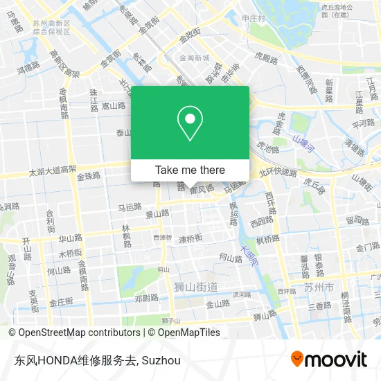 东风HONDA维修服务去 map