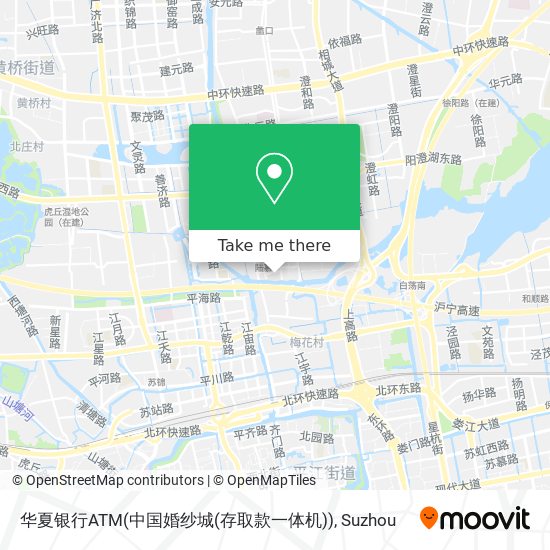 华夏银行ATM(中国婚纱城(存取款一体机)) map