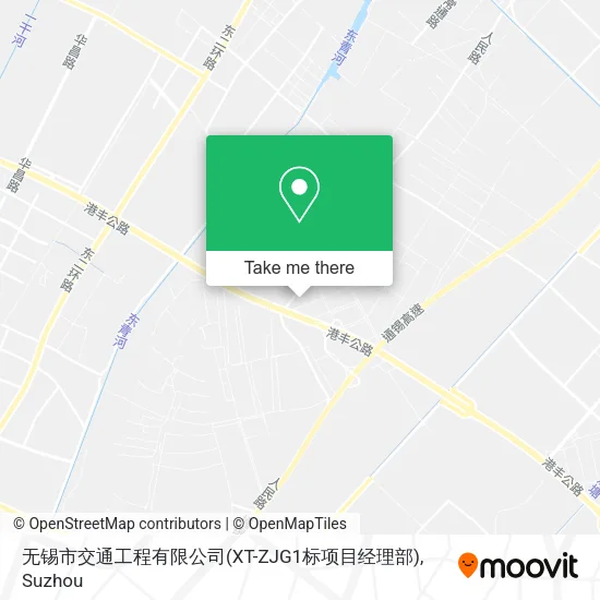 无锡市交通工程有限公司(XT-ZJG1标项目经理部) map