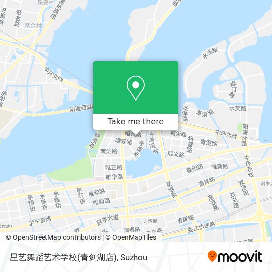 星艺舞蹈艺术学校(青剑湖店) map