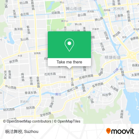 杨洁舞校 map