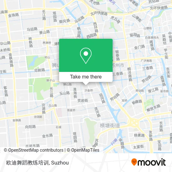 欧迪舞蹈教练培训 map