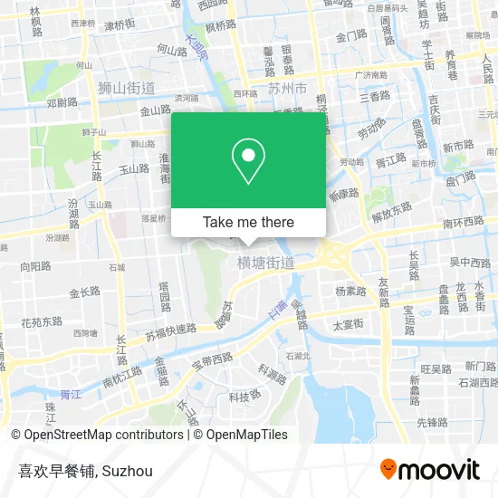 喜欢早餐铺 map