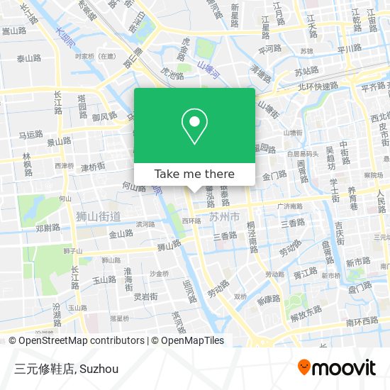 三元修鞋店 map