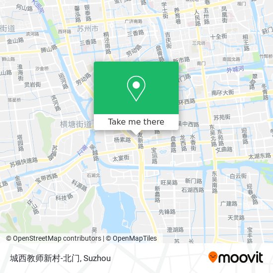 城西教师新村-北门 map
