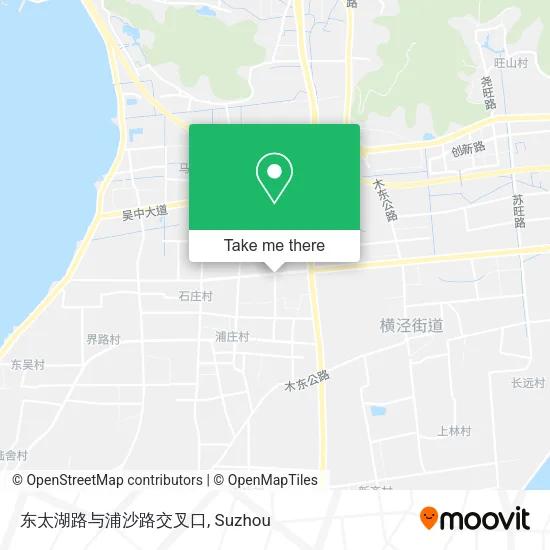 东太湖路与浦沙路交叉口 map