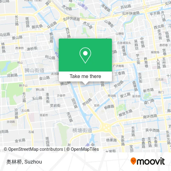 奥林桥 map