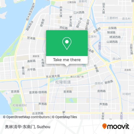 奥林清华-东南门 map