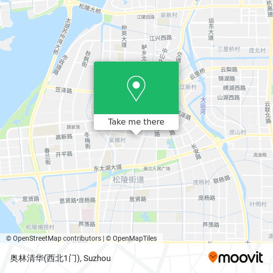 奥林清华(西北1门) map