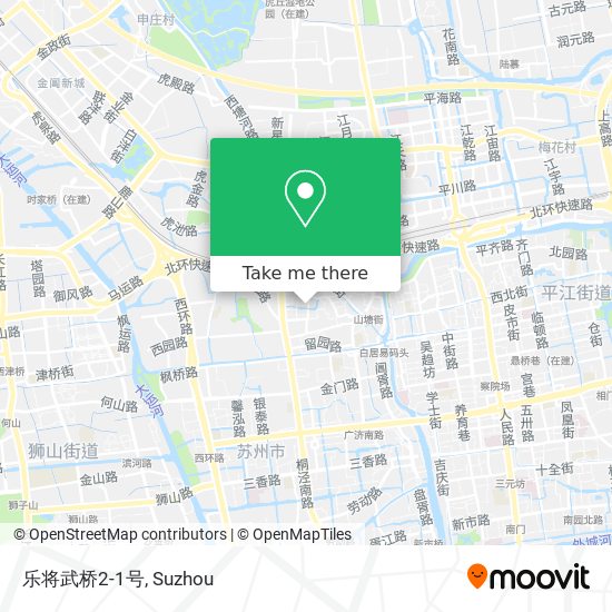 乐将武桥2-1号 map