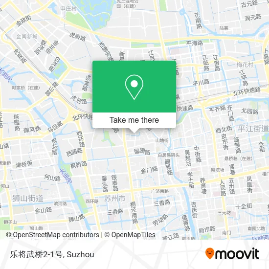 乐将武桥2-1号 map