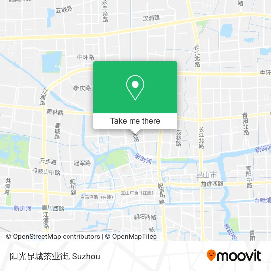 阳光昆城茶业街 map