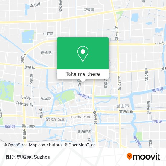阳光昆城苑 map