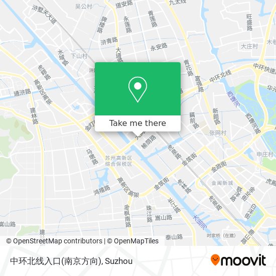 中环北线入口(南京方向) map