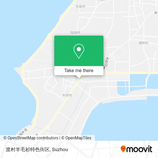 渡村羊毛衫特色街区 map