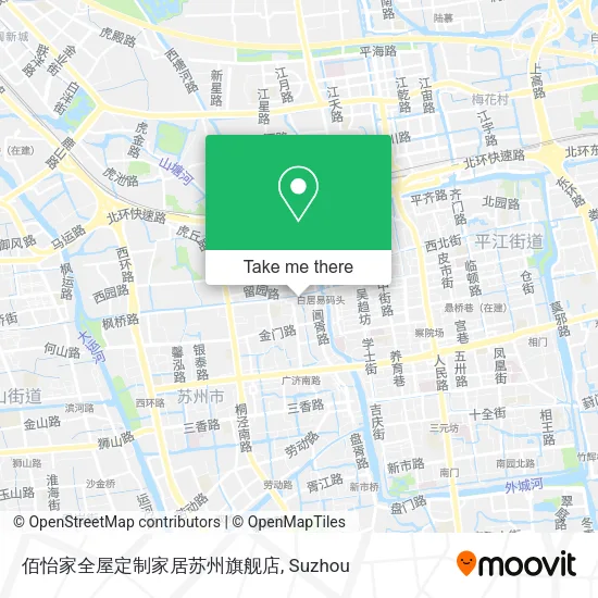 佰怡家全屋定制家居苏州旗舰店 map